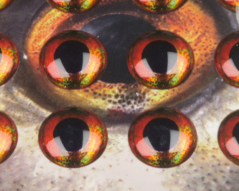 Fish-Skull Living Eyes 10mm / Fire