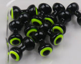 Double Pupil Lead Eyes Large / Black Yellow Chart w/ Black Pupil