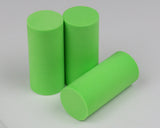 Foam Cylinders Multiple Colors #54 Chartreuse / 3/4 inch