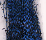 Micro Barred Voodoo Fibers #23 Black Barred Blue