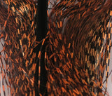 Micro Barred Voodoo Fibers #271 Black Barred Orange