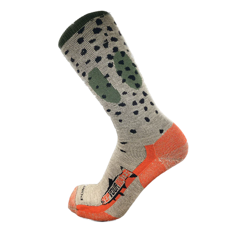 Trout Socks - Cutthroat Trout