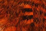 Jailhouse Marabou Hot Orange Barred Black #187