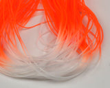 Micro Silicone Legs #137 Clear With Fl Orange Tips