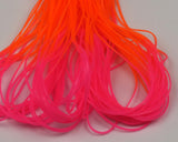 Micro Silicone Legs #188 Fl Hot Pink With Fl Orange Tips