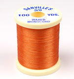 Danville 3/0 Mono Waxed Thread #48 Burnt Orange