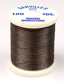 Danville 3/0 Mono Waxed Thread #53 Charcoal