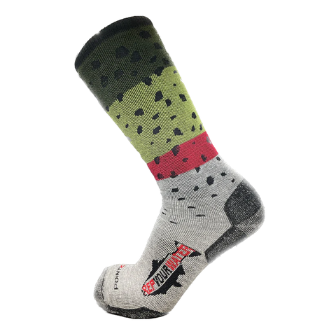 Trout Socks - Rainbow Trout
