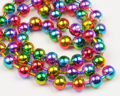 Senyodelic Bead Chain #306 Rainbow / Large