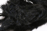 Speckled Black Mohair Scruff Large 15mm Black #11