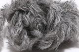 Speckled Black Mohair Scruff Large 15mm Gray #165