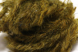 Speckled Black Mohair Scruff Large 15mm Olive Brown #265