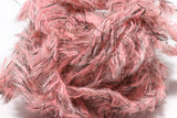 Speckled Black Mohair Scruff Large 15mm Shrimp Pink #343