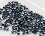 Tyers Glass Beads Op. Dark Blue Dun / Midge