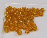 Tyers Glass Beads Large S/L Gold