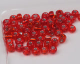 Tyers Glass Beads Large S/L Red