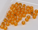 Tyers Glass Beads Large Orange