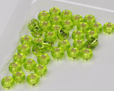 Tyers Glass Beads Large S/L Chartreuse