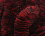 Mangum's Variegated Mini Tail UV2 Treated #4 Black Red