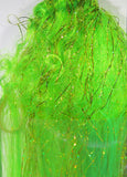 Big Fly Fiber With Curl Green Hornet