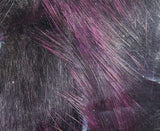 Crosscut Frostip Rabbit Strips #2 Black / Fuchsia