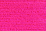 Fine Fluorescent Chenille Fl. Neon Red