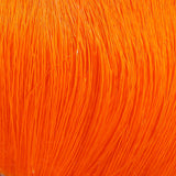 Deer Belly Hair Dyed over White Orange #271