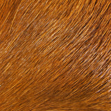 Deer Belly Hair Dyed over White Rusty Orange #325