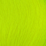 Deer Belly Hair Dyed over White Yellow Chartreuse #385