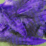 Natural Grizzly Mini Marabou #298 Purple