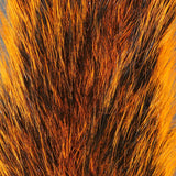 Gray Squirrel Tail #271 Dyed Orange