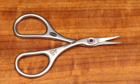 Italian Ringlock Curved Scissor 3.75 inch