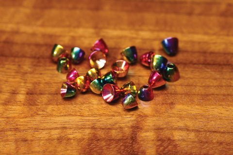 Rainbow Brass Cones 5/32" 4.0mm