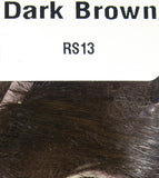 Natural and Dyed Rabbit Strips Dark Brown