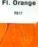 Natural and Dyed Rabbit Strips Fl. Orange