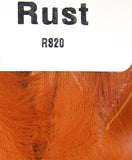 Natural and Dyed Rabbit Strips Rust