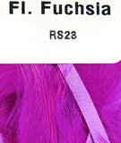 Natural and Dyed Rabbit Strips Fl. Fuschia