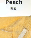 Natural and Dyed Rabbit Strips Peach