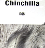 Natural and Dyed Rabbit Strips Chincilla