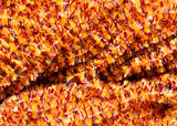 Speckled Crystal Chenille Red/Orange