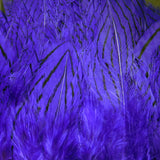 Strung Silver Pheasant Body Feathers #298 Purple Silver