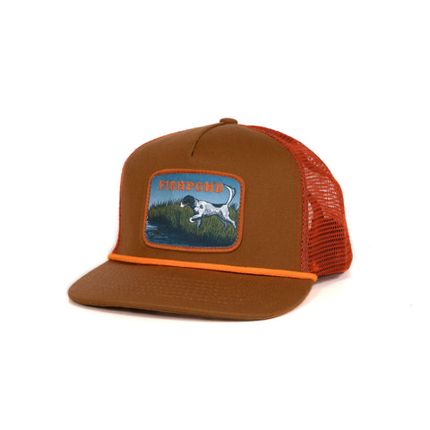 On Point Trucker Hat - Sandbar/Orange