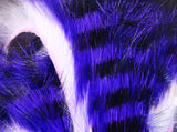 Tiger Barred Magnum Rabbit Strips #11 Purple Black Over White