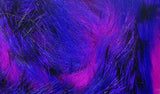 Tiger Barred Rabbit Strips #15 Black Barred Purple Over Fuchsia