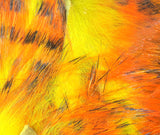 Tiger Barred Rabbit Strips #1 Black Orange Over Yellow