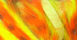 Tiger Barred Rabbit Strips #5 Orange Black Over Fl Yellow Chartreuse