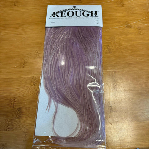 Keough Saddle Hackle - Light Purple