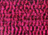 Variegated Chenille Fuchsia/Black