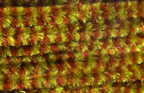 Variegated Chenille Light Olive/Brown