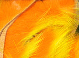 Crosscut Two Toned Rabbit Strips #15 Yellow Tipped Hot Orange